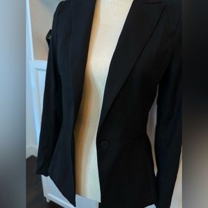 H&M Black Fitted Blazer